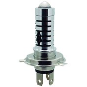 [RS-FDEL-5015BU-Y-W] FOCO DE FARO H4 CON LUPA HIPER LED CON VELA