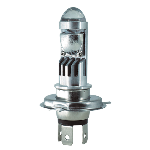 [RS-FDEL-5045Y-W] FOCO DE FARO LED H4 CON LUPA LUZ BLANCA Y AMARILLA 2 LED