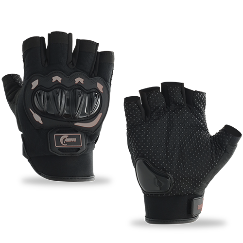 [RS-GUA-17002GR-XL] GUANTE MEDIO DEDO CON PROTECCION