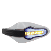 [RS-CMA-8007W] PROTECTOR DE PUÑOS DEPORTIVO COLOR BLANCO CON INTERMITENTE