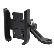 [RS-SOPC-6003BK] SOPORTE PARA CELULAR UNIVERSAL METALICO PARA ESPEJO CON CARGADOR