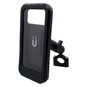[RS-SOPC-6005BK] SOPORTE PARA CELULAR UNIVERSAL IMPERMEABLE SIN CARGADOR PARA ESPEJO Y MANUBRIO