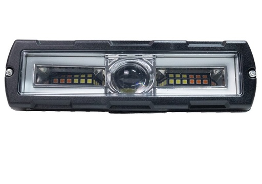 [RS-AUTO-21015W-Y] BARRA LED LUZ BLANCA CON LINEA FRONTAL AMARILLO