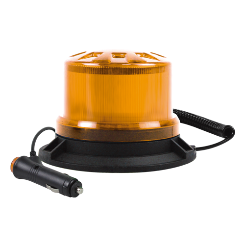[RS-AUTO-21034Y] TORRETA LED MEDIANA CON CONECTOR DE ENCENDEDOR LUZ AMARILLO