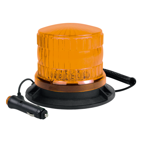 [RS-AUTO-21036Y] TORRETA LED BASE PLANA CON CONECTOR DE ENCENDEDOR LUZ AMARILLO