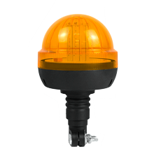[RS-AUTO-21042Y] TORRETA LED CHICA REDONDA CON SUJECION LATERAL LUZ AMARILLA