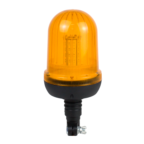[RS-AUTO-21044Y] TORRETA LED GRANDE REDONDA CON SUJECION LATERAL LUZ AMARILLA
