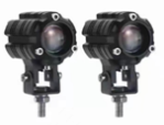 [RS-LED-13121Y-W]  FARO AUXILIAR LED TIPO TELESCOPIO LUZ AMARILLO-BLANCO CON SWITCH DE ENCENDIDO			 			 