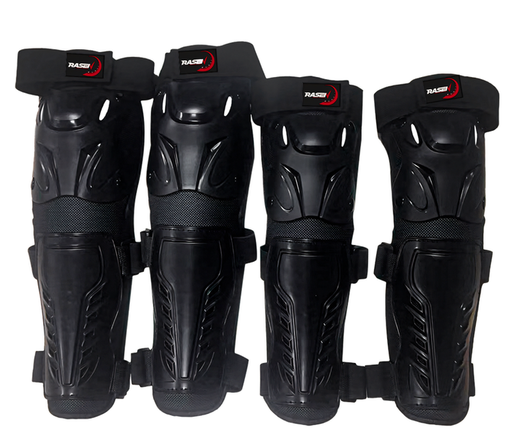 [RS-SPO-19004] CONJUNTO DE 4 PZAS DE  CODERAS Y RODILLERAS ANTICAIDA AJUSTABLE			 