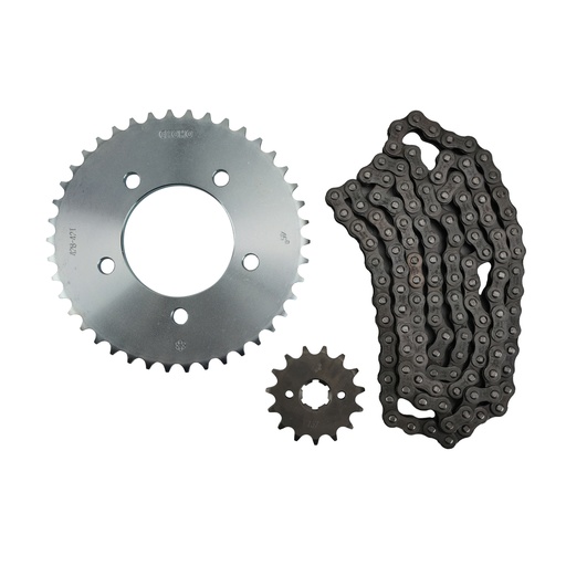 [27-8063-001] KIT DE SPROCKET ENGRANE 42X15 CADENA 428HX124L SET VENTO NITROX 250 T2 (18-22) CHOHO