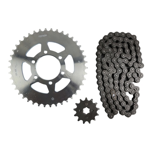 [27-5843-001] KIT DE SPROCKET ENGRANE 42X13 CADENA 520HX108L SET ITALIKA 250 Z (19-24) (6 CAMBIOS) CHOHO