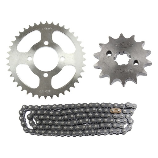 [KB-SPROC-11026] KIT DE SPROCKET FT 180 SPROCKET TRASERO 42T, PIÑON 15T, PASO DE LA CADENA 428H, N° DE ESLABONES 126L