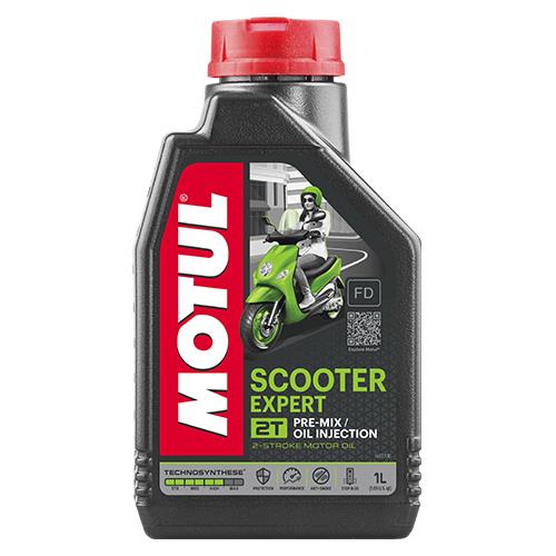 [6102-1011] ACEITE PARA MOTOR A GASOLINA 2 TIEMPOS MOTUL SCOOTER EXPERT 1L TECHNOSYNTHESE