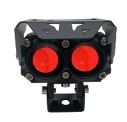 [RS-LED-13137Y-W-BU] FARO LED CON DOBLE OJO DE DIABLO (AMARILLO-BLANCO-AZUL)