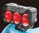 [RS-LED-13138Y-W-R] FARO LED TRES OJOS DE DIABLO (AMARILLO-BLANCO-ROJO)