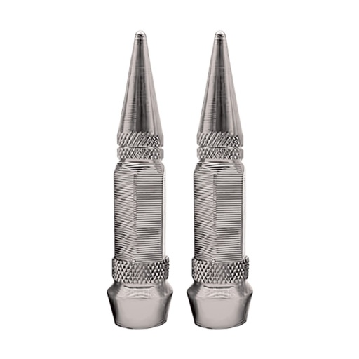 [RS-GRL-12040S] TAPON DECORATIVO PARA VALVULA EN FORMA DE PUNTA(PLATA)