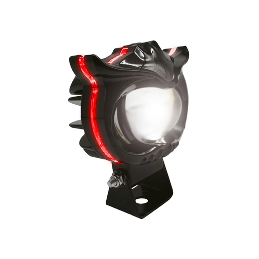 [RS-LED-13135R-Y-W] FARO LED BUHO UNA LUPA CON HALO INTERMEDIO (ROJO-BLANCO-AMARILLO)