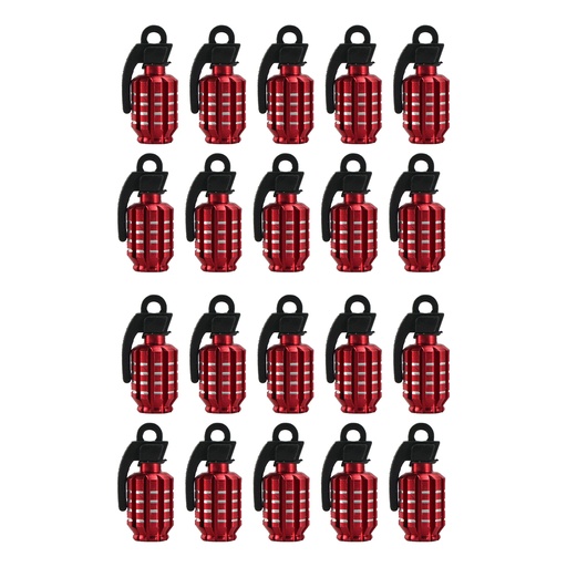 [99-5163-020] TAPON VALVULA LLANTA ALUMINIO ROJO GRANADA