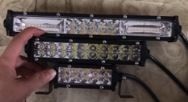 [RS-AUTO-21009] BARRA LED LUZ BLANCA CON MEDIO ESTROBO DE 40 CUENTAS