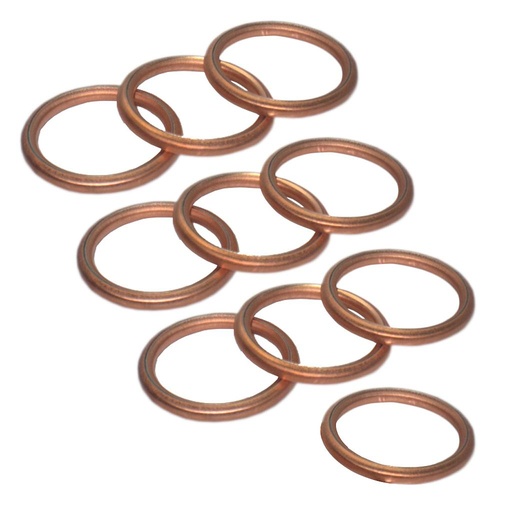 [34-2102-010] EMPAQUE TUBO ESCAPE ITALIKA DM 125 (17-19) / HONDA CARGO 125 (97-13) (WSTD)