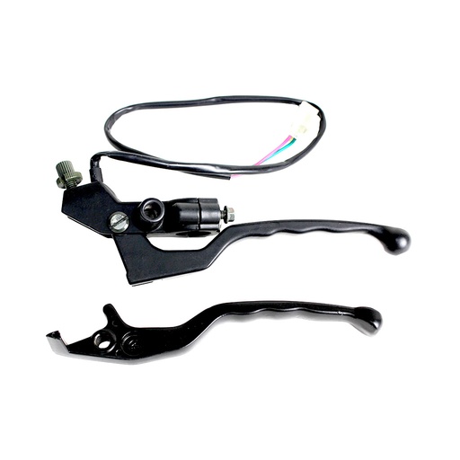 [38-5317-001] MANIJAS FRENO/EMBRAGUE SET CON SOPORTE ITALIKA FT 150 (13-16)