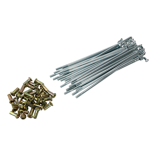 [43-6011-001] RAYO CON NIPLE DELANTERO SET ITALIKA TC 200 (14-16)